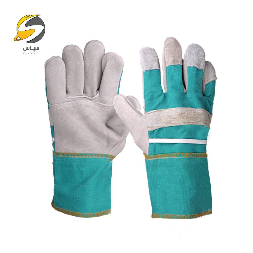 دستکش کارگری کف چرم ایرانی دستکش کارگری کف چرم ایرانی