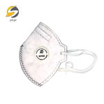 ماسک تنفسی N95 سپاس مدل پنج لایه کربن دار سوپاپدار FFP2 8226