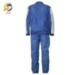 لباس کار جین تقویت شده با چرم سپاس مدل پارسیان