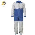 لباس کار جین تقویت شده با چرم سپاس مدل سروش