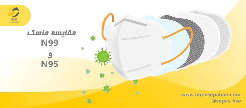 بررسی تفاوت ماسک N95 و N99