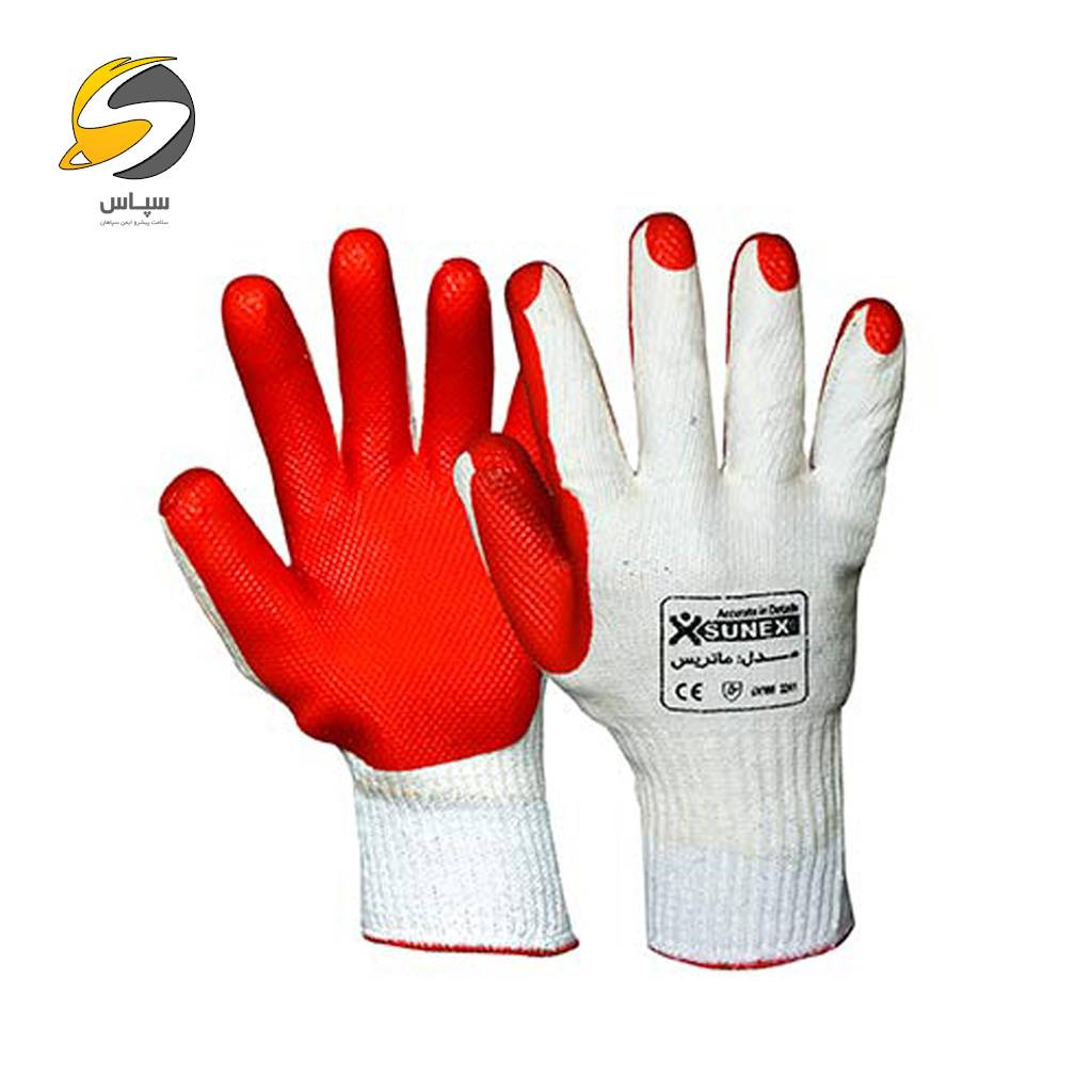 Sunex_gloves_matrix دستکش ایمنی سانکس مدل ماتریس