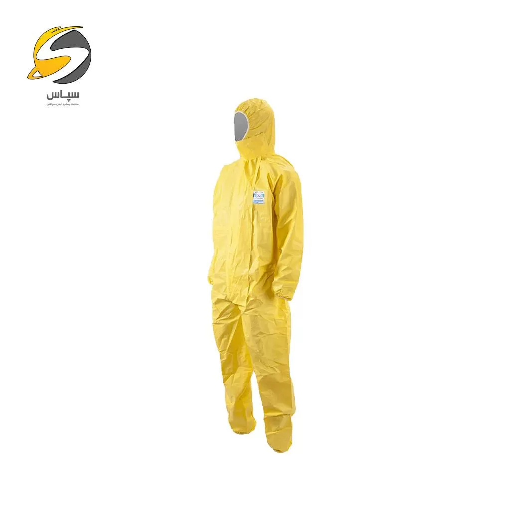 ImenTehran-Coveralls-Nylprene-01 لباس یکسره شیمیایی کلاهدار Nylprene