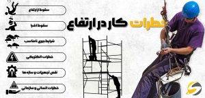 بررسی جامع اصول ایمنی کار در ارتفاع؛ آیین نامه ها و دستور العمل ها 2 خطرات کار در ارتفاع