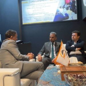 حضور دکتر مصطفی پویا کیان دانشیار مهندسی بهداشت حرفه ای دانشگاه شهید بهشتی تهران در غرفه سپاس حضور دکتر مصطفی پویا کیان دانشیار مهندسی بهداشت حرفه ای دانشگاه شهید بهشتی تهران در غرفه سپاس